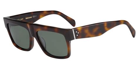 Celine CL41066/S Polarized 05L/UC Sunglasses in Tortoiseshell 